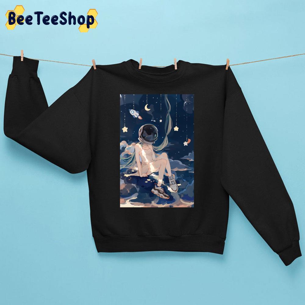 Astronaut Miku Art Unisex Sweatshirt Astronaut Miku Art Unisex Sweatshirt