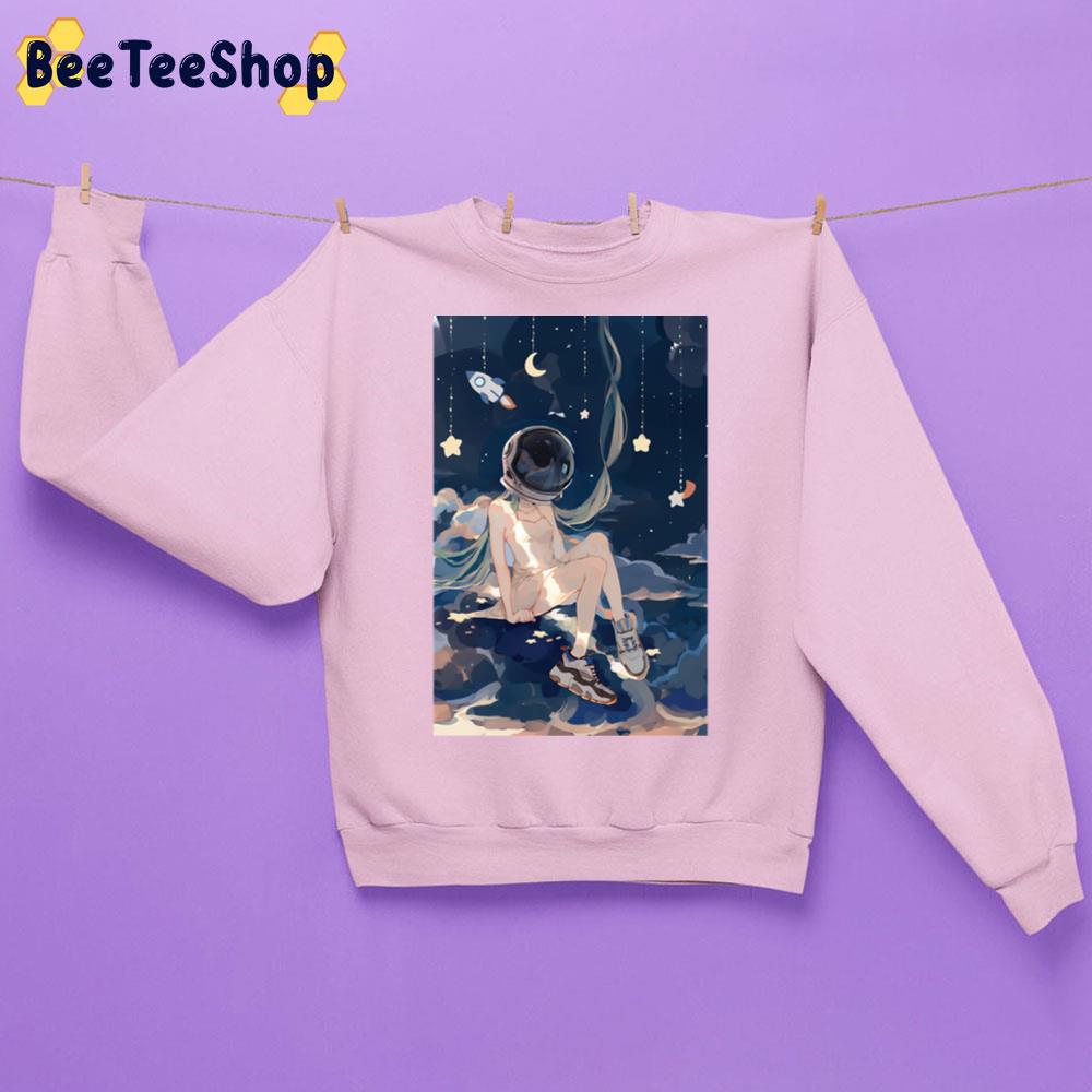 Astronaut Miku Art Unisex Sweatshirt Astronaut Miku Art Unisex Sweatshirt