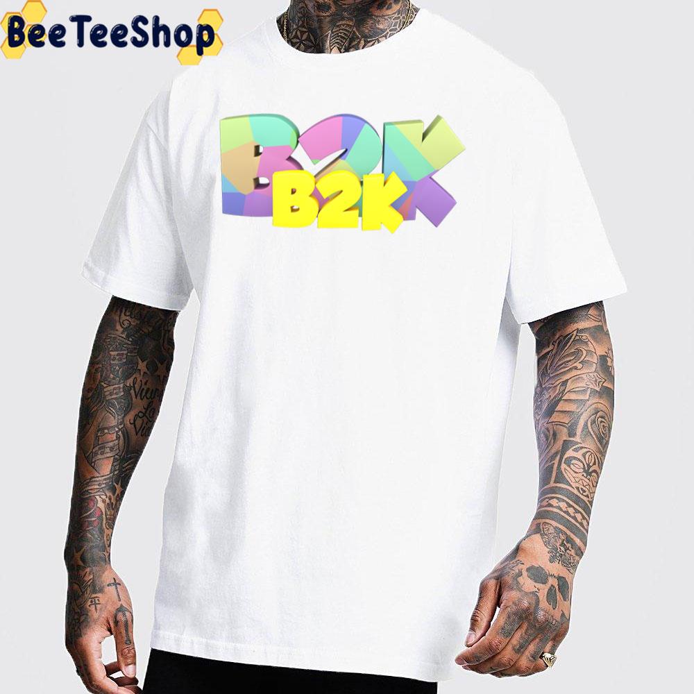 B2k Back To Keyboard 3d Acronyms Unisex T-Shirt B2k Back To Keyboard 3d Acronyms Unisex T-Shirt