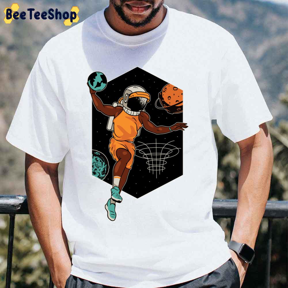 Basketball Space Graffiti Art Unisex T-Shirt Basketball Space Graffiti Art Unisex T-Shirt