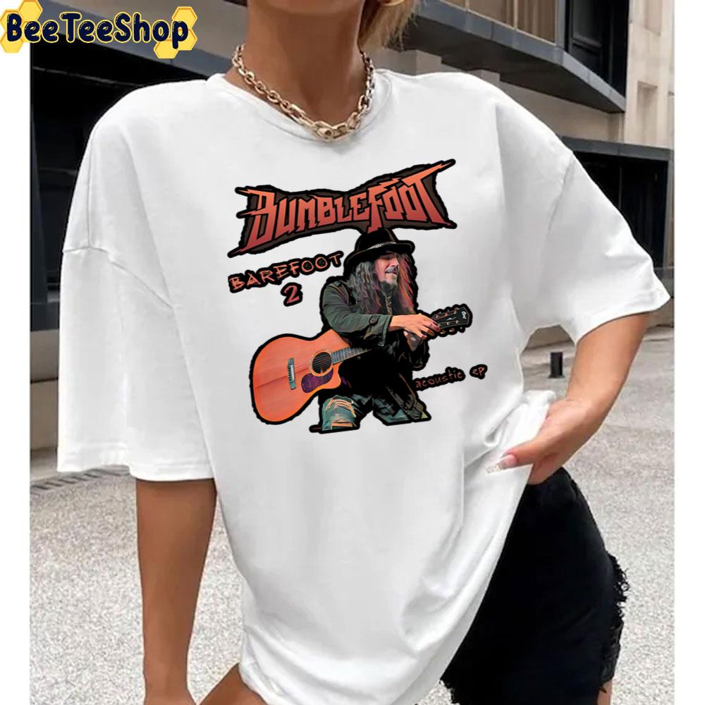 Beautiful Model Bunblefoot Barefood Guitaris Retro Vintage Unisex T-Shirt Beautiful Model Bunblefoot Barefood Guitaris Retro Vintage Unisex T-Shirt
