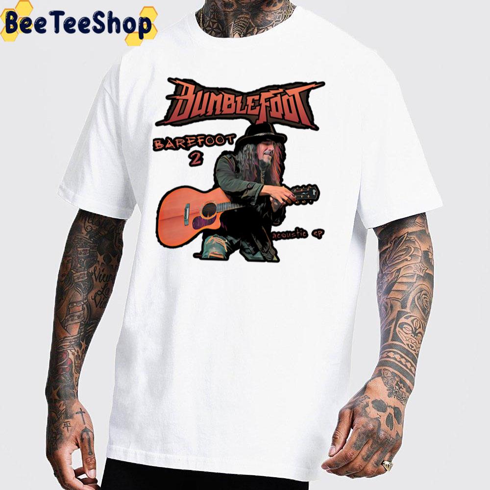 Beautiful Model Bunblefoot Barefood Guitaris Retro Vintage Unisex T-Shirt Beautiful Model Bunblefoot Barefood Guitaris Retro Vintage Unisex T-Shirt
