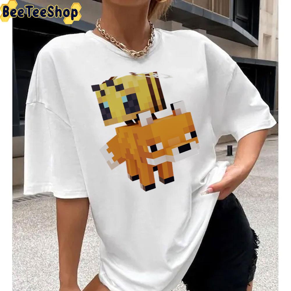 Bee And Fox Minecraft Unisex T-Shirt Bee And Fox Minecraft Unisex T-Shirt
