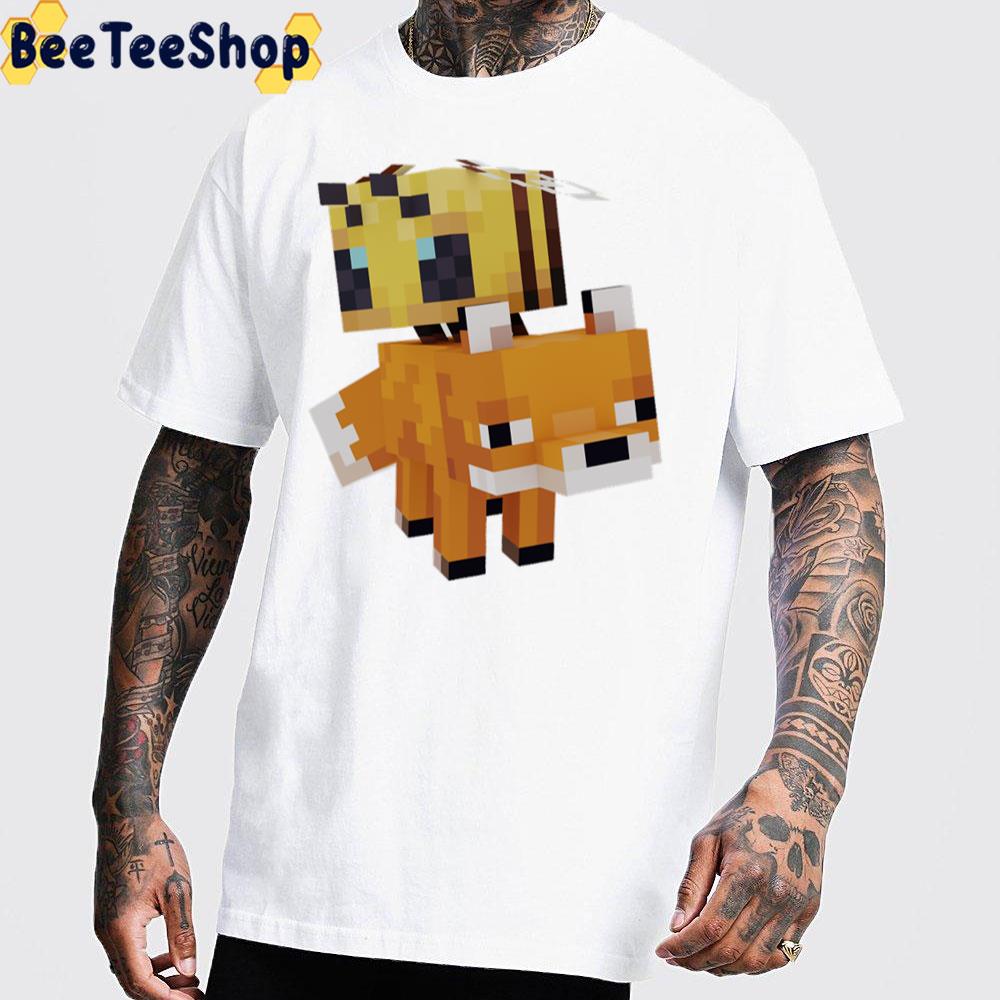 Bee And Fox Minecraft Unisex T-Shirt Bee And Fox Minecraft Unisex T-Shirt