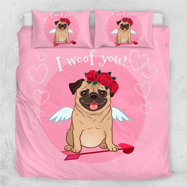 Beloved Pug Cotton Bedding Sets Beloved Pug Cotton Bedding Sets