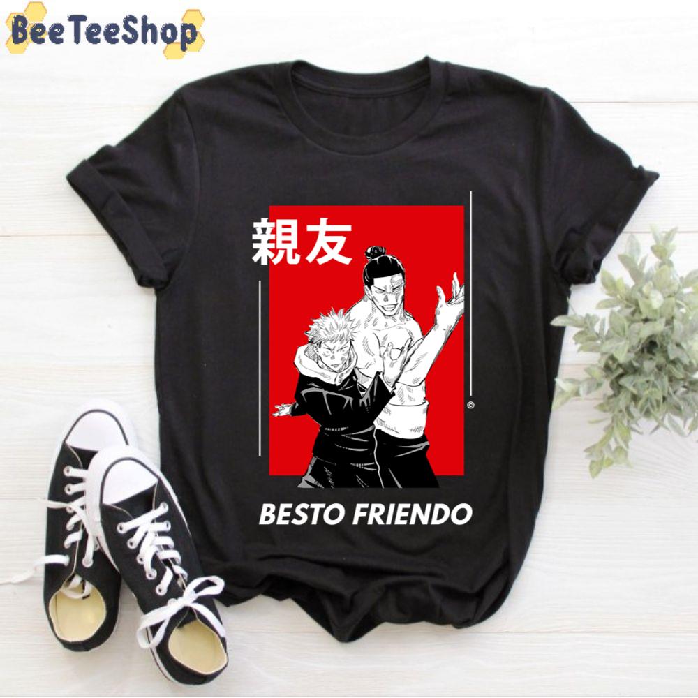 Besto Friendo Itadori And Todo Pose Jujutsu No Kaisen Unisex T-Shirt Besto Friendo Itadori And Todo Pose Jujutsu No Kaisen Unisex T-Shirt