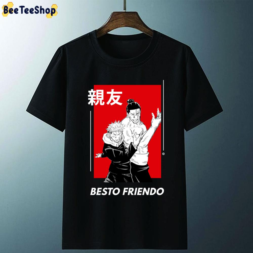 Besto Friendo Itadori And Todo Pose Jujutsu No Kaisen Unisex T-Shirt Besto Friendo Itadori And Todo Pose Jujutsu No Kaisen Unisex T-Shirt