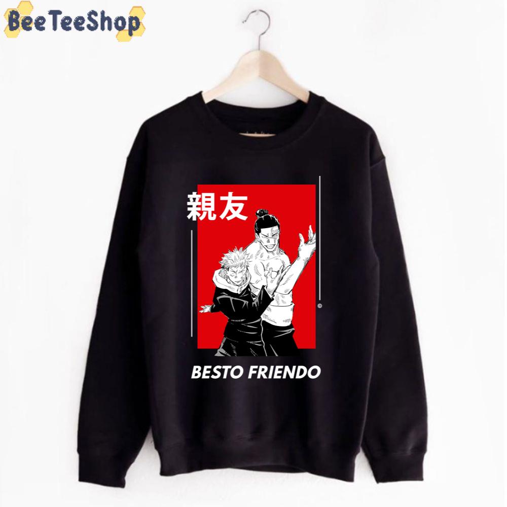 Besto Friendo Itadori And Todo Pose Jujutsu No Kaisen Unisex T-Shirt Besto Friendo Itadori And Todo Pose Jujutsu No Kaisen Unisex T-Shirt
