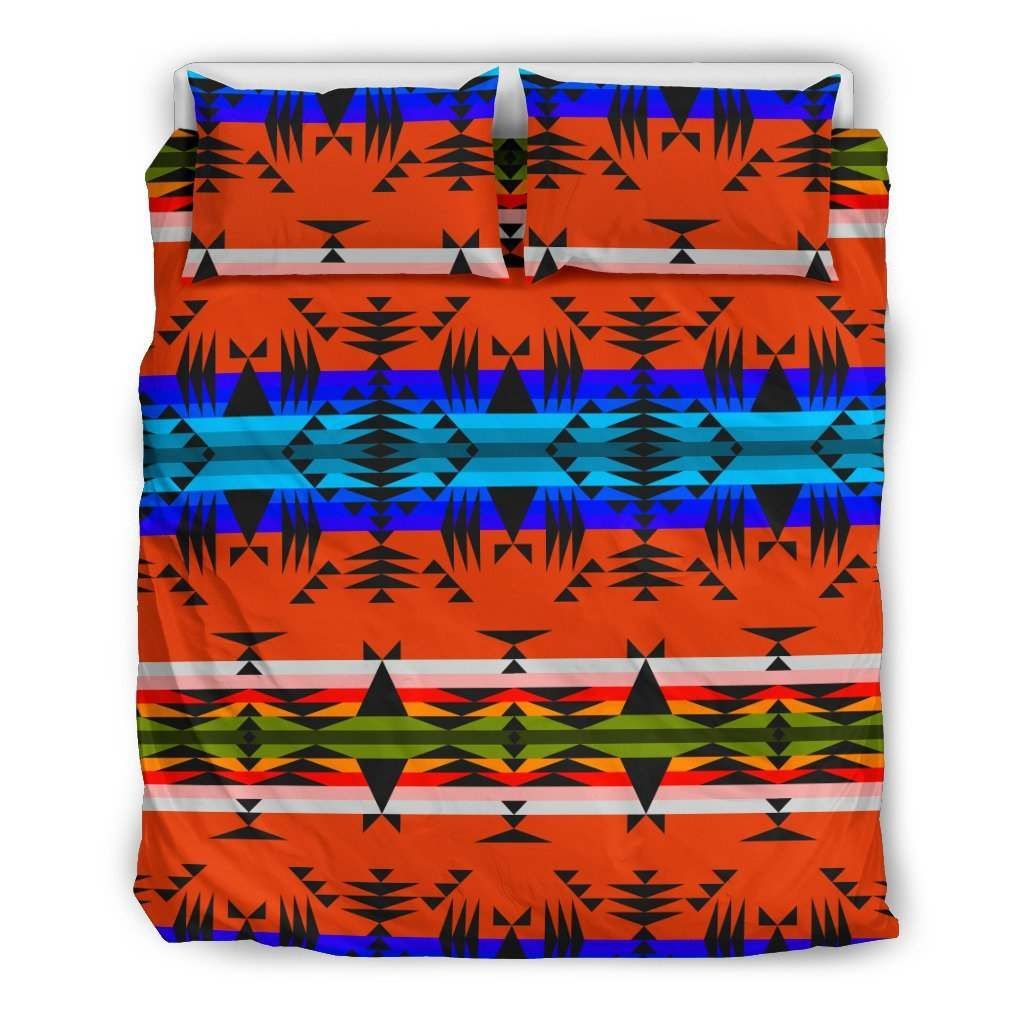 Between the Mountains Orange Morning Cotton Bedding Sets Between the Mountains Orange Morning Cotton Bedding Sets