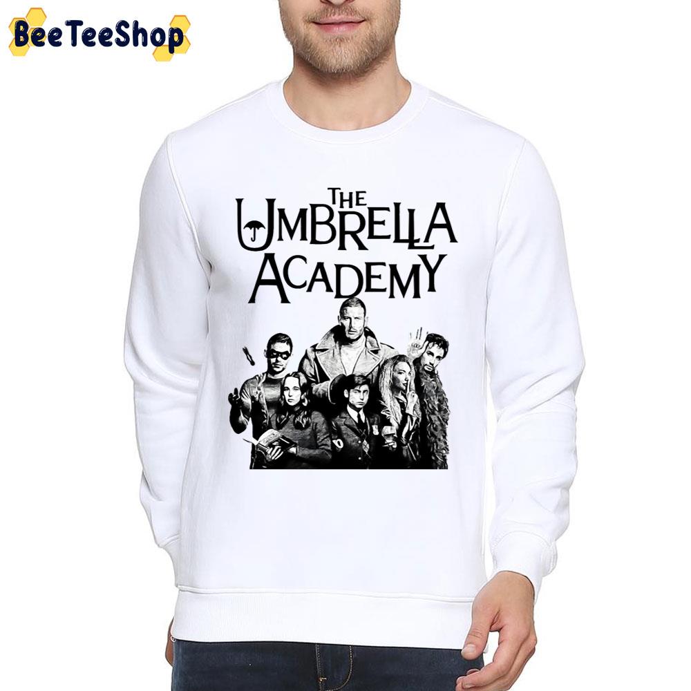 Black Art Characters The Umbrella Academy Movie Unisex T-Shirt Black Art Characters The Umbrella Academy Movie Unisex T-Shirt