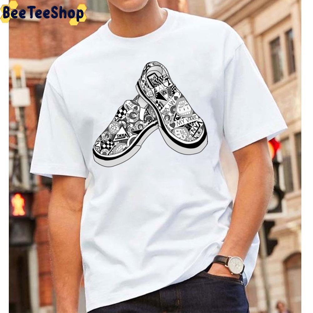 Black Cool Vans Van Shoes Unisex T-Shirt Black Cool Vans Van Shoes Unisex T-Shirt