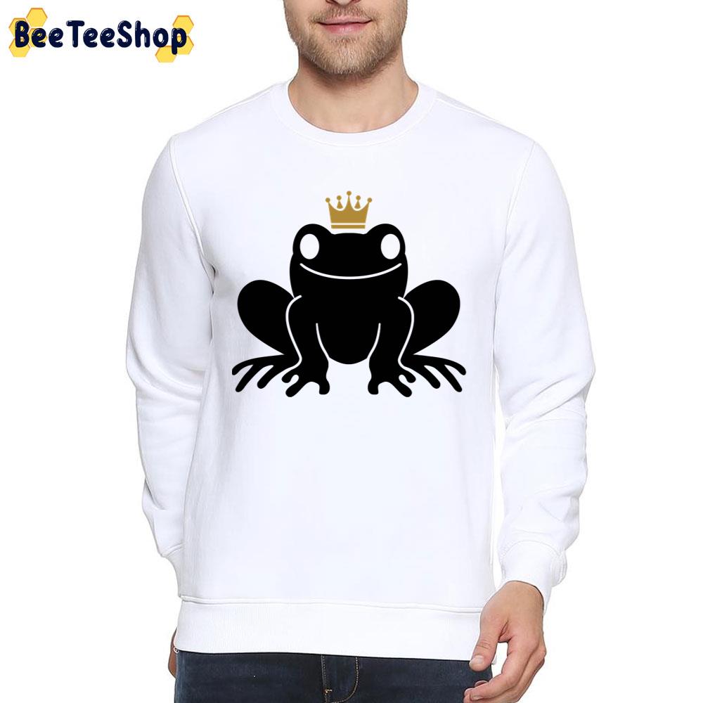 Black Frog Gold Crown The Princess and the Frog Unisex T-Shirt Black Frog Gold Crown The Princess and the Frog Unisex T-Shirt