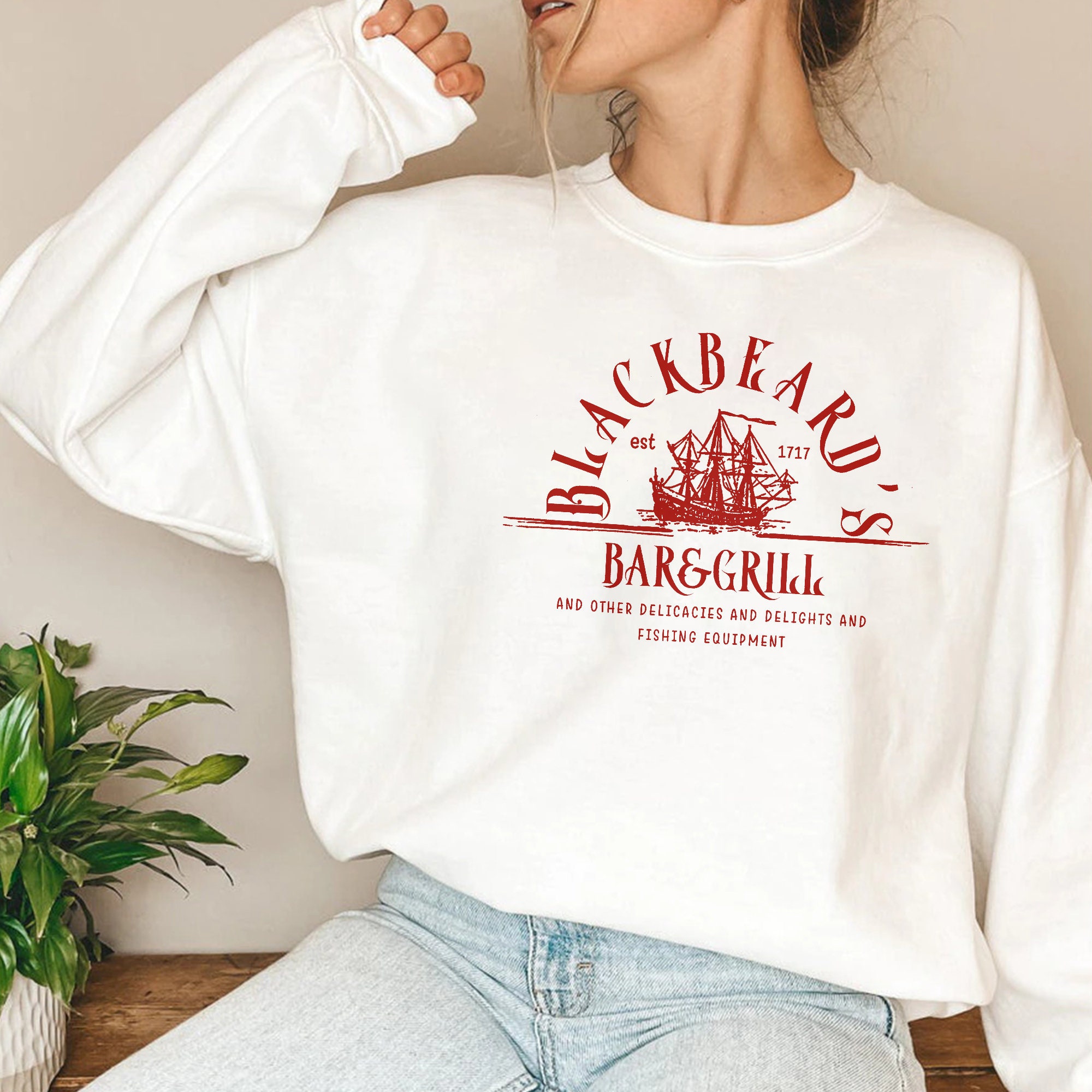 Blackbeard's Bar And Grill Unisex Sweatshirt Blackbeard's Bar And Grill Unisex Sweatshirt