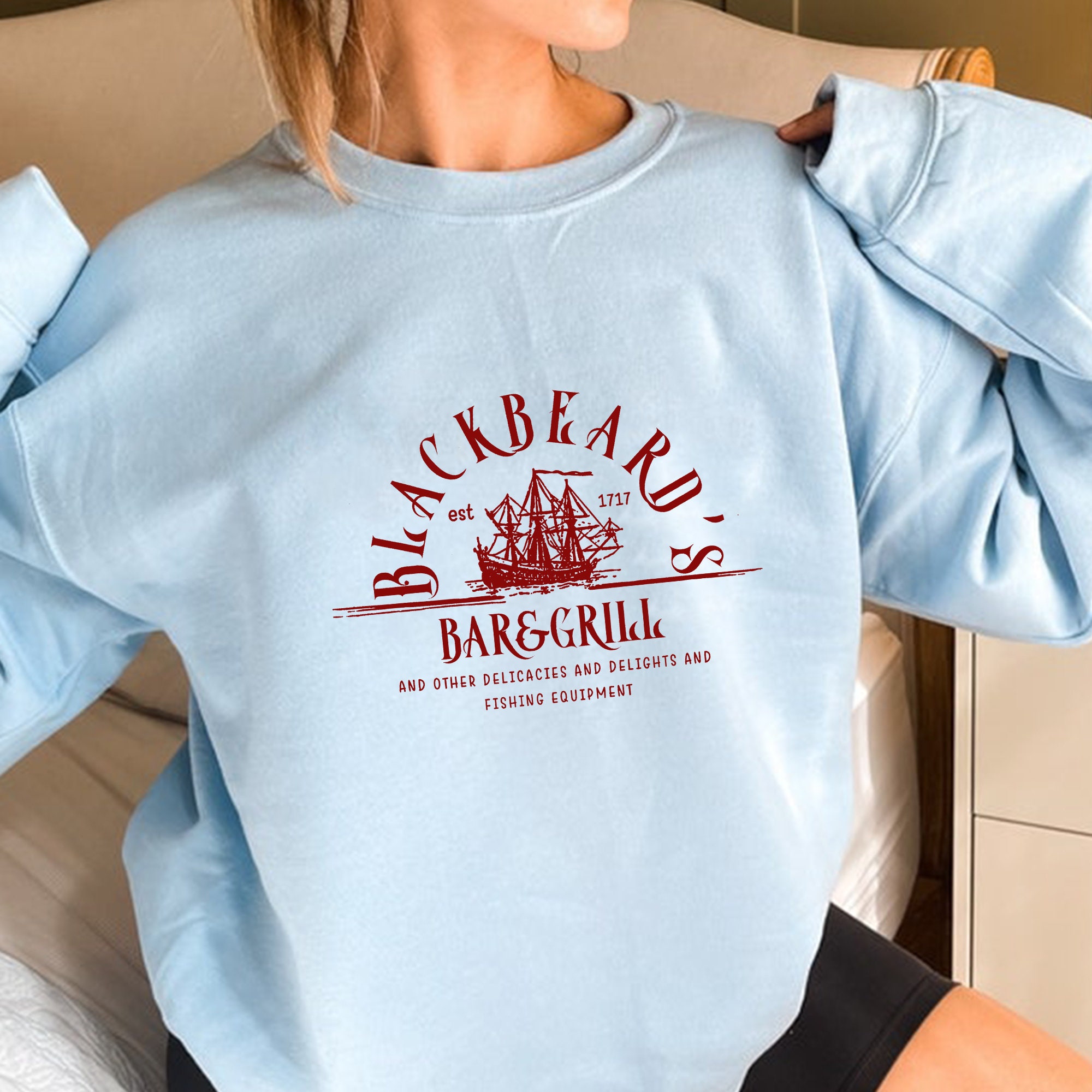 Blackbeard's Bar And Grill Unisex Sweatshirt Blackbeard's Bar And Grill Unisex Sweatshirt