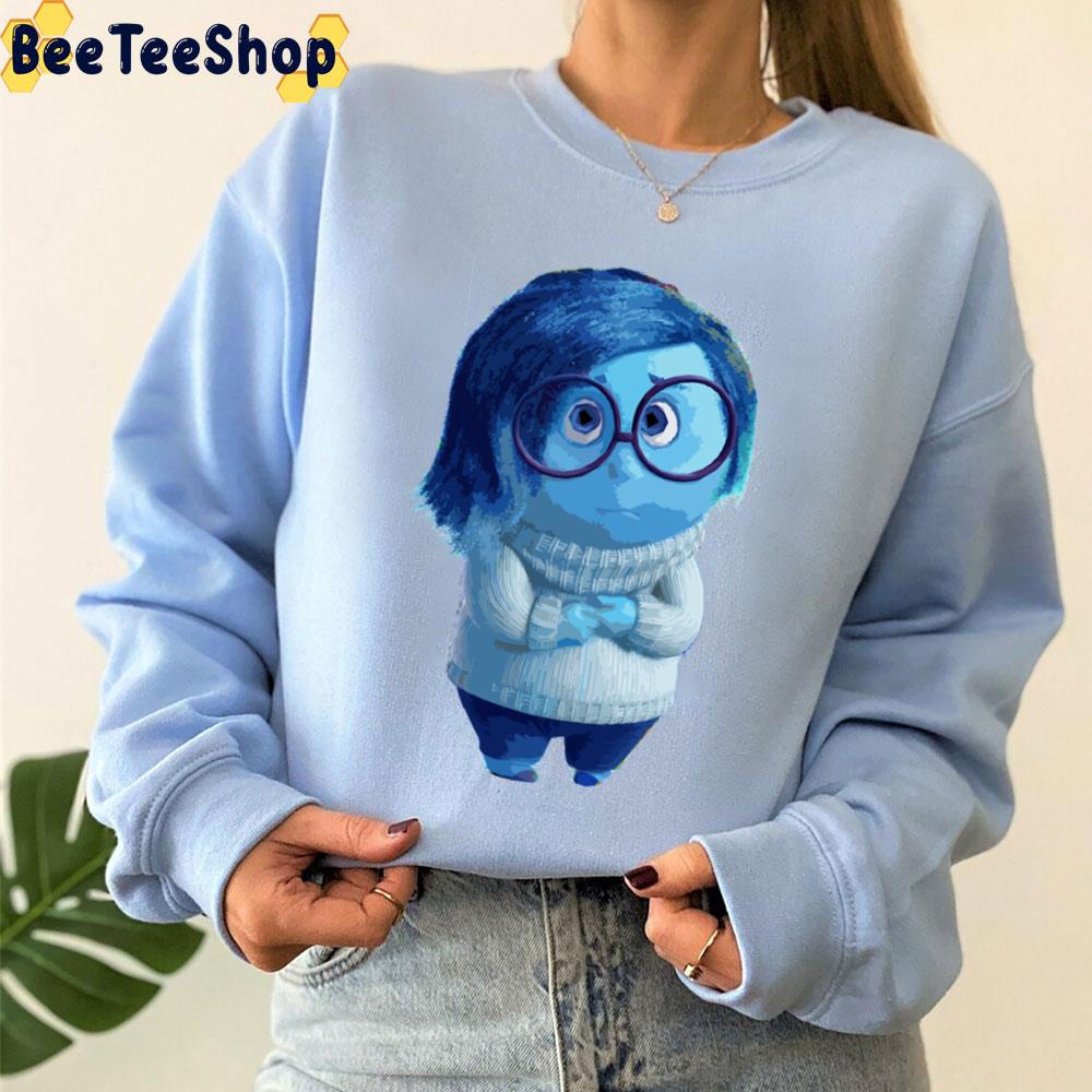 Blue Emotion Sadness Character Illustration Inside Out Moive Unisex Sweatshirt Blue Emotion Sadness Character Illustration Inside Out Moive Unisex Sweatshirt