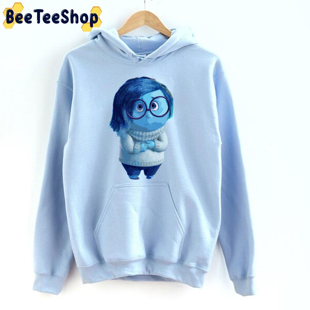 Blue Emotion Sadness Character Illustration Inside Out Moive Unisex Sweatshirt Blue Emotion Sadness Character Illustration Inside Out Moive Unisex Sweatshirt