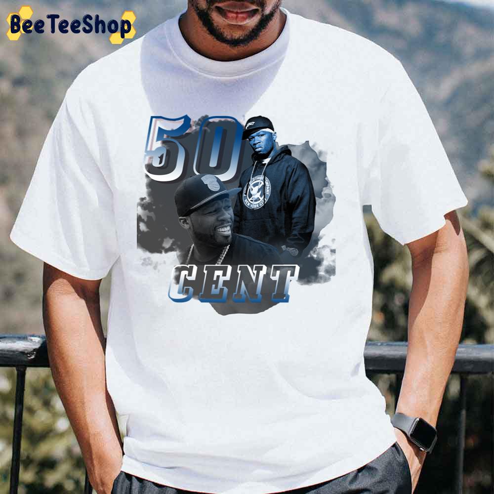 Blue Vintage Art 50 Cent Rapper Unisex T-Shirt Blue Vintage Art 50 Cent Rapper Unisex T-Shirt