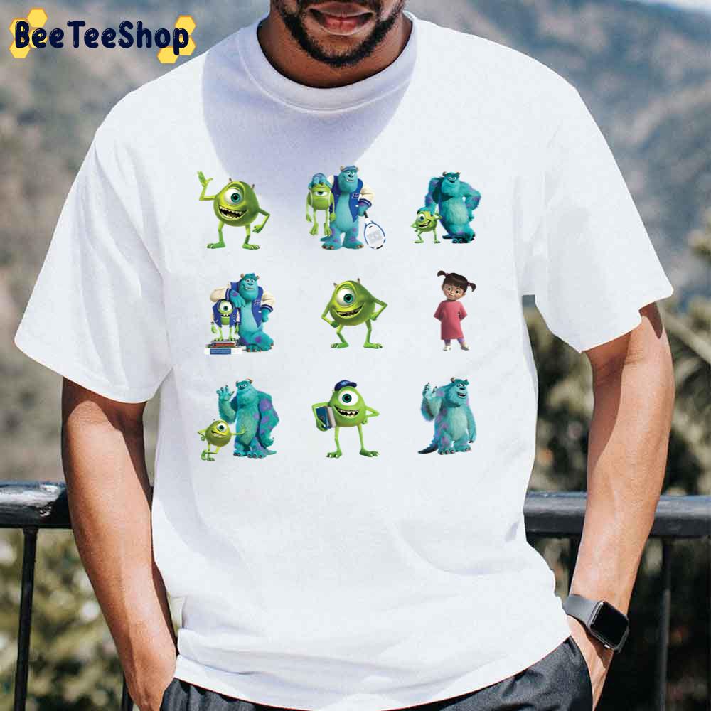 Boo Mike And James Monsters Inc Unisex T-Shirt Boo Mike And James Monsters Inc Unisex T-Shirt
