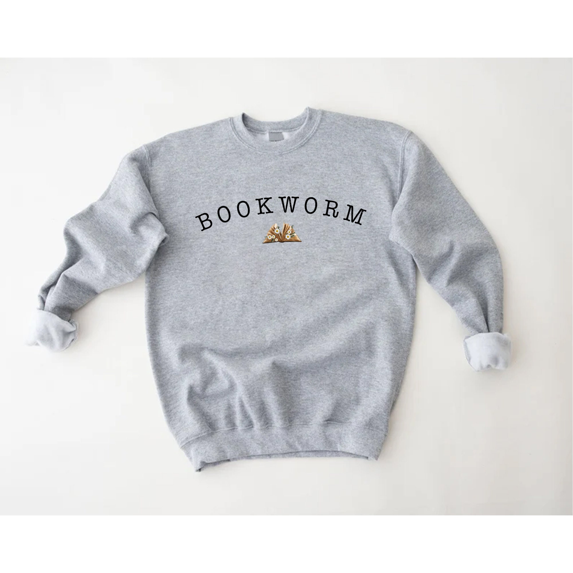 Bookworm Classic Design Unisex Sweatshirt Bookworm Classic Design Unisex Sweatshirt