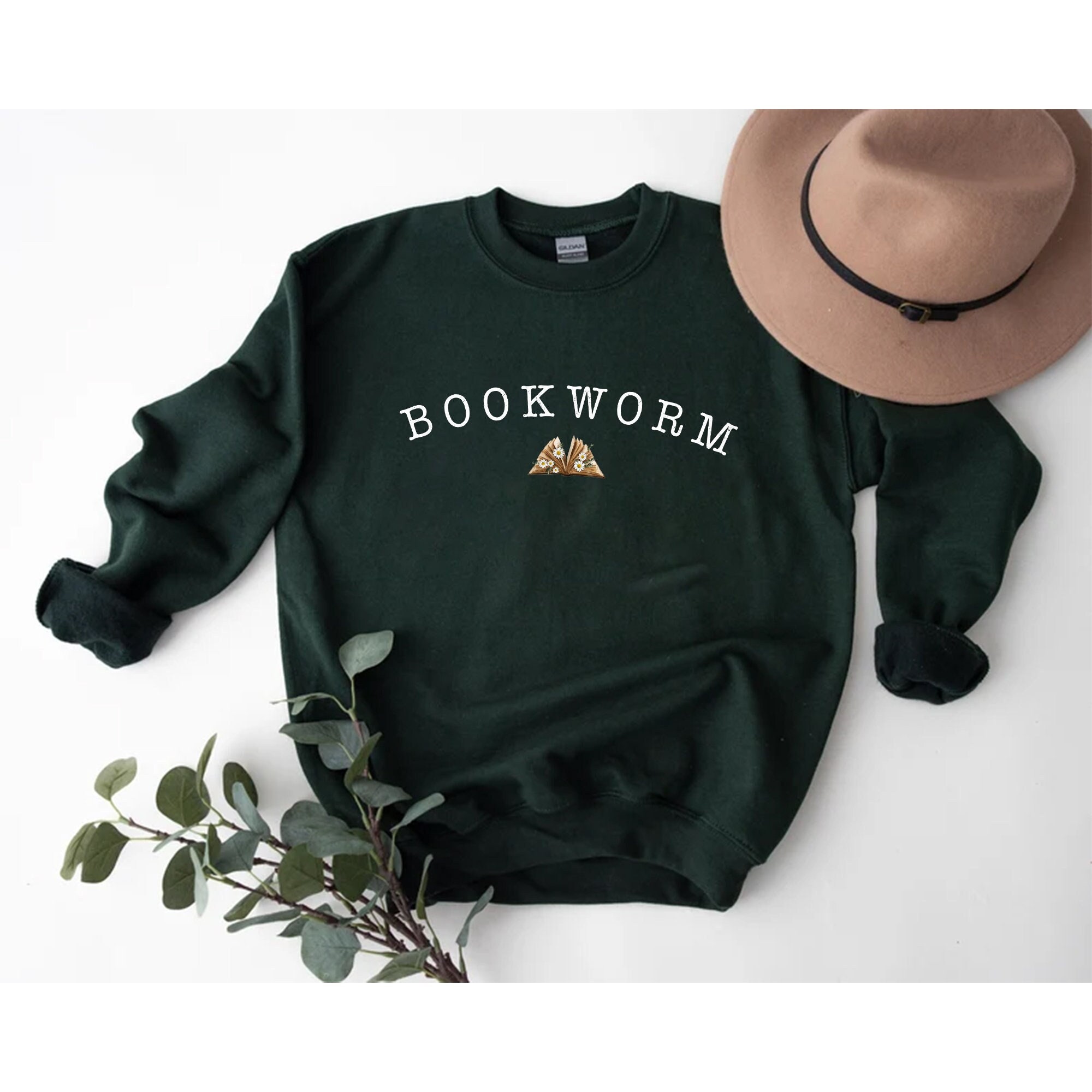 Bookworm Classic Design Unisex Sweatshirt Bookworm Classic Design Unisex Sweatshirt