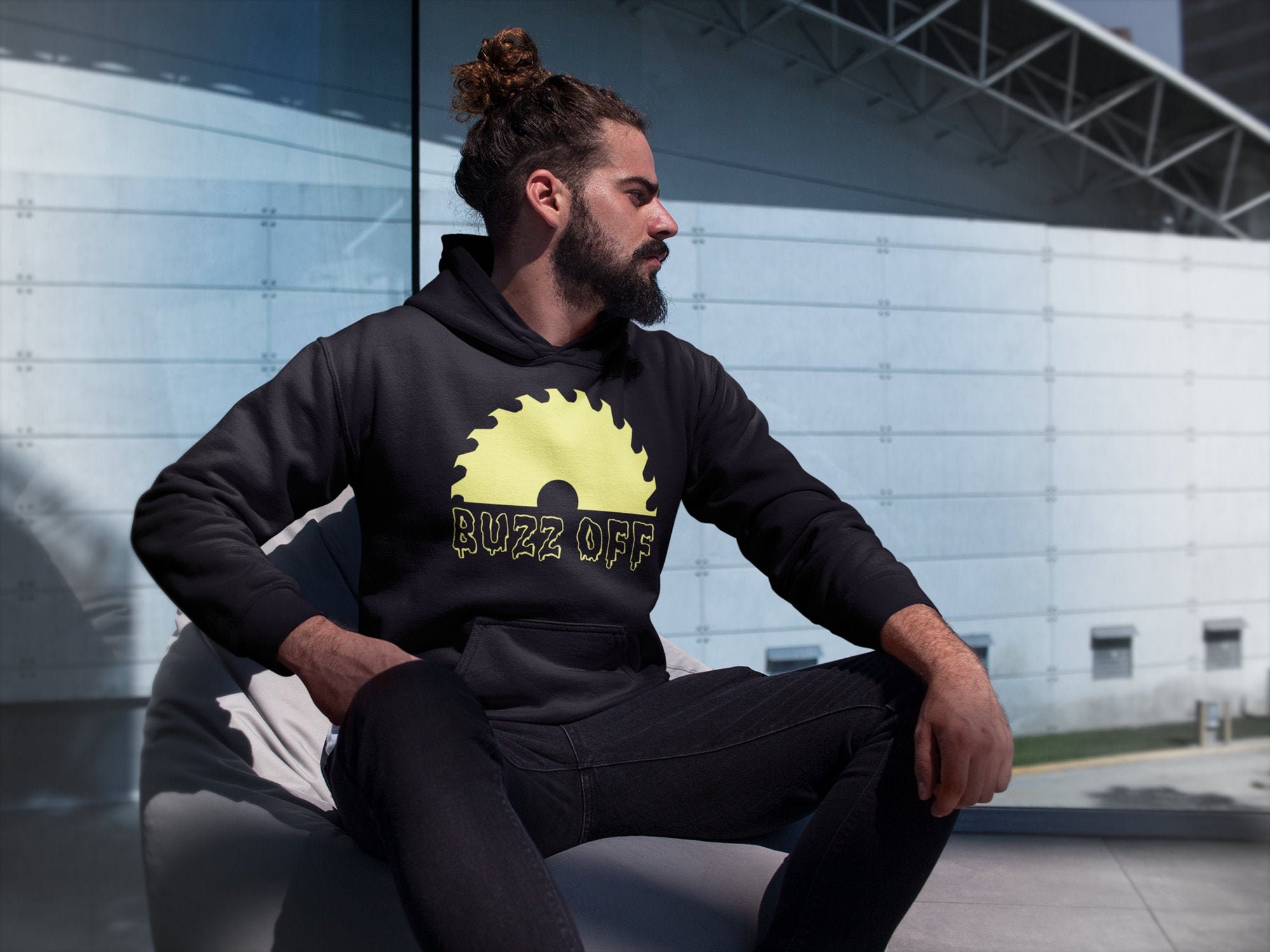 Buzz Off Art Unisex Hoodie Buzz Off Art Unisex Hoodie