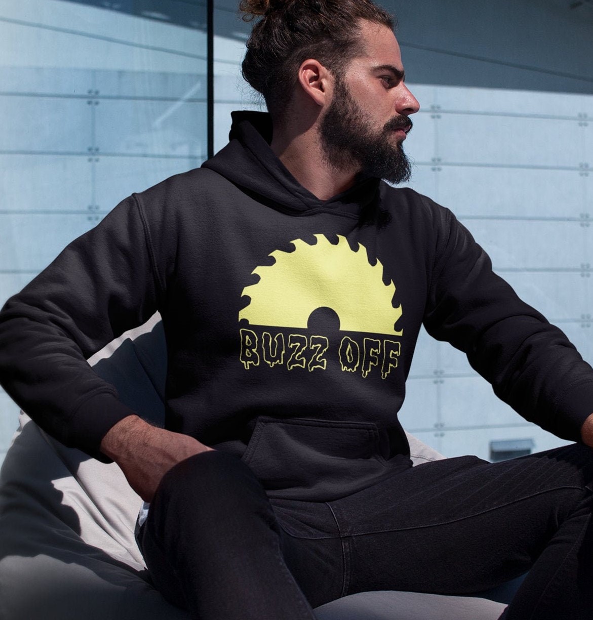 Buzz Off Art Unisex Hoodie Buzz Off Art Unisex Hoodie