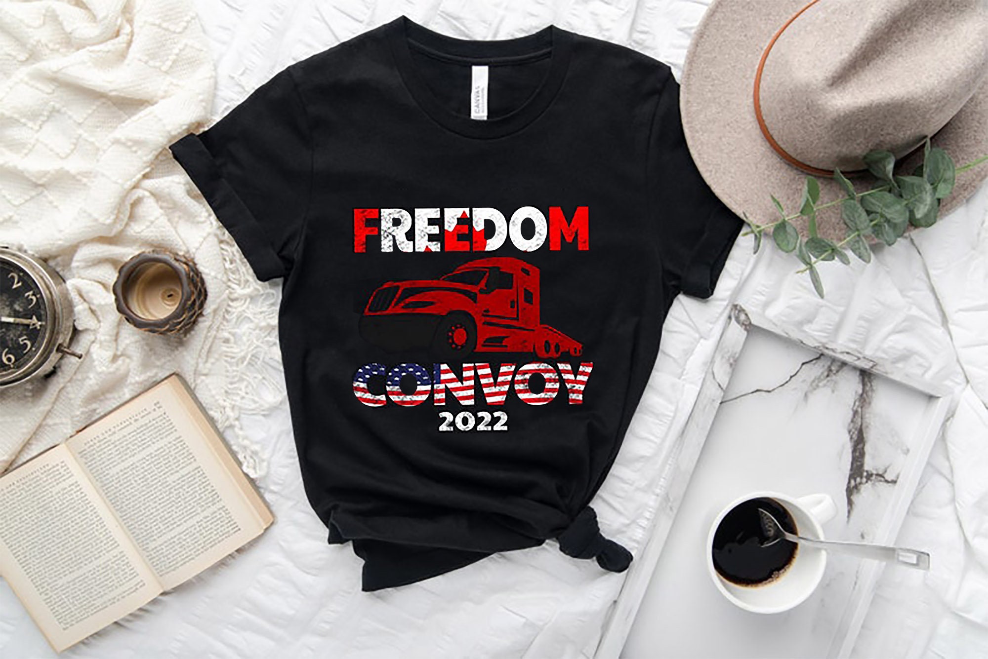 Canadian Freedom Support Truckers Convoy To Ottawa Unisex T-Shirt Canadian Freedom Support Truckers Convoy To Ottawa Unisex T-Shirt