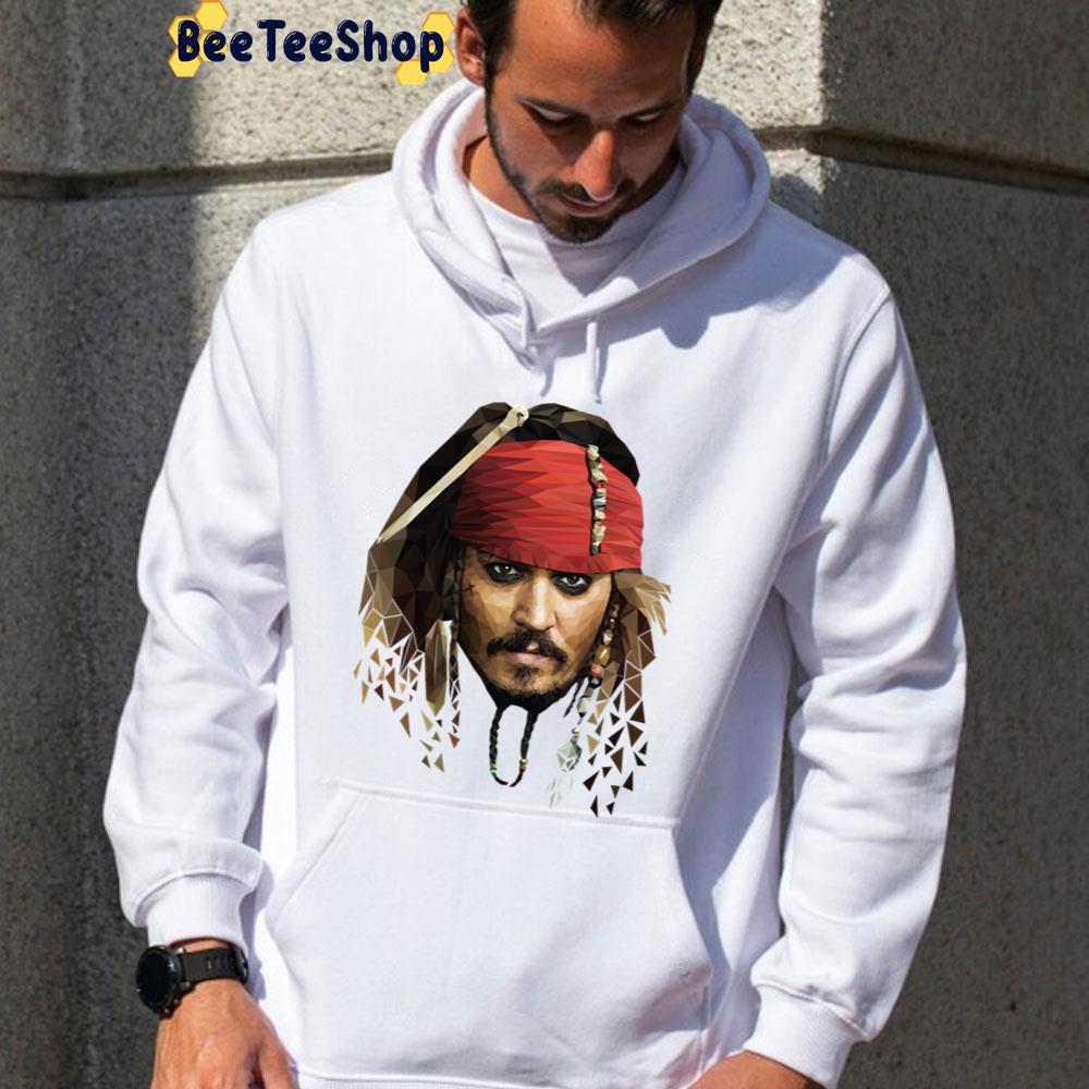 Captain Jack Sparrow Illustration Pirates Of The Caribbean Unisex T-Shirt Captain Jack Sparrow Illustration Pirates Of The Caribbean Unisex T-Shirt