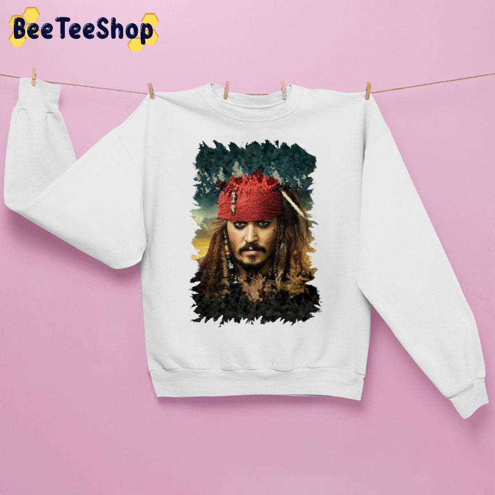 Captain Jack Sparrow Pirates Of The Caribbean Art Unisex Sweatshirt Captain Jack Sparrow Pirates Of The Caribbean Art Unisex Sweatshirt