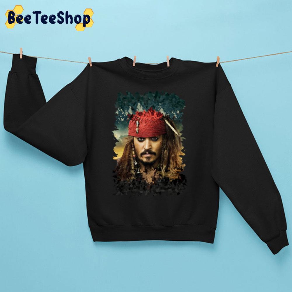 Captain Jack Sparrow Pirates Of The Caribbean Art Unisex Sweatshirt Captain Jack Sparrow Pirates Of The Caribbean Art Unisex Sweatshirt