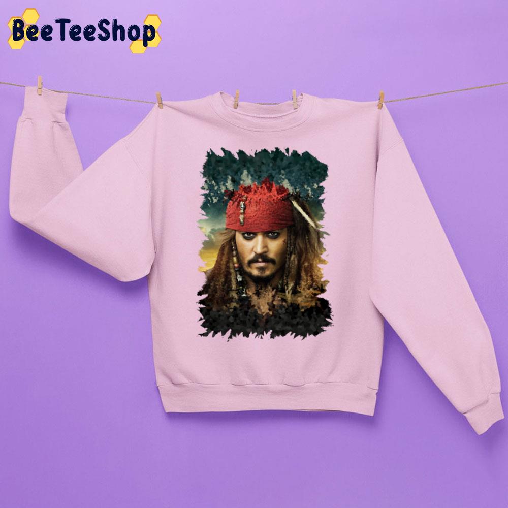 Captain Jack Sparrow Pirates Of The Caribbean Art Unisex Sweatshirt Captain Jack Sparrow Pirates Of The Caribbean Art Unisex Sweatshirt