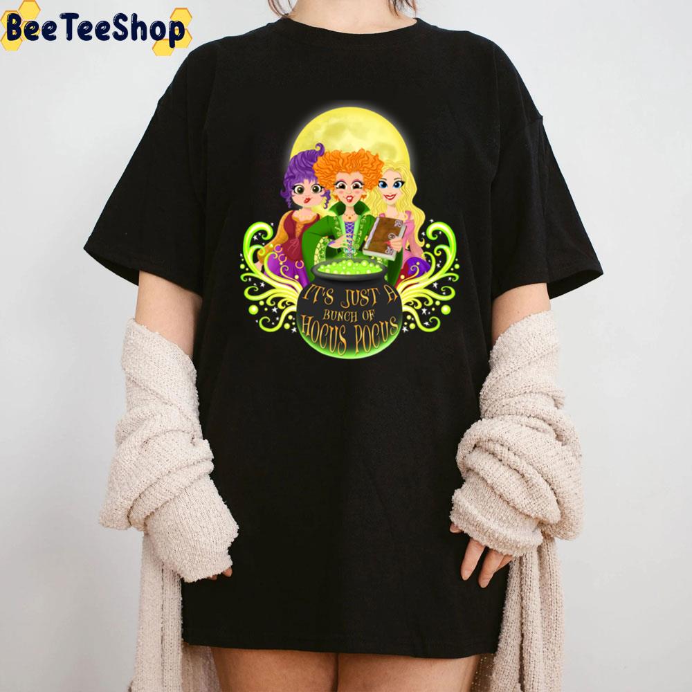 Cartoon Art It's Just A Bunch Of Hocus Pocus Unisex T-Shirt Cartoon Art It's Just A Bunch Of Hocus Pocus Unisex T-Shirt