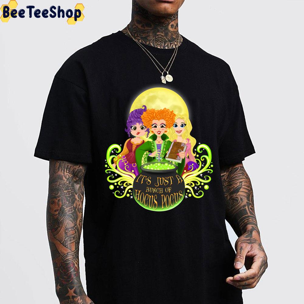Cartoon Art It's Just A Bunch Of Hocus Pocus Unisex T-Shirt Cartoon Art It's Just A Bunch Of Hocus Pocus Unisex T-Shirt