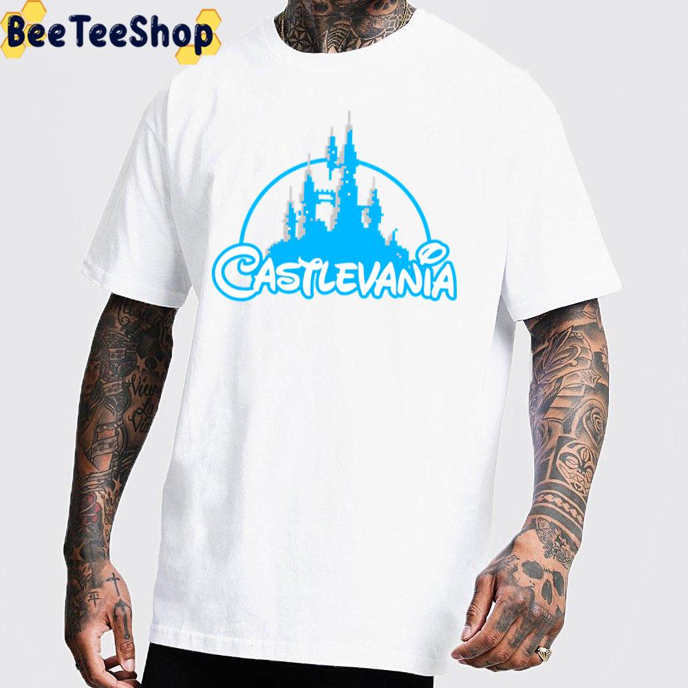 Castlevania World Blue Art Unisex T-Shirt Castlevania World Blue Art Unisex T-Shirt