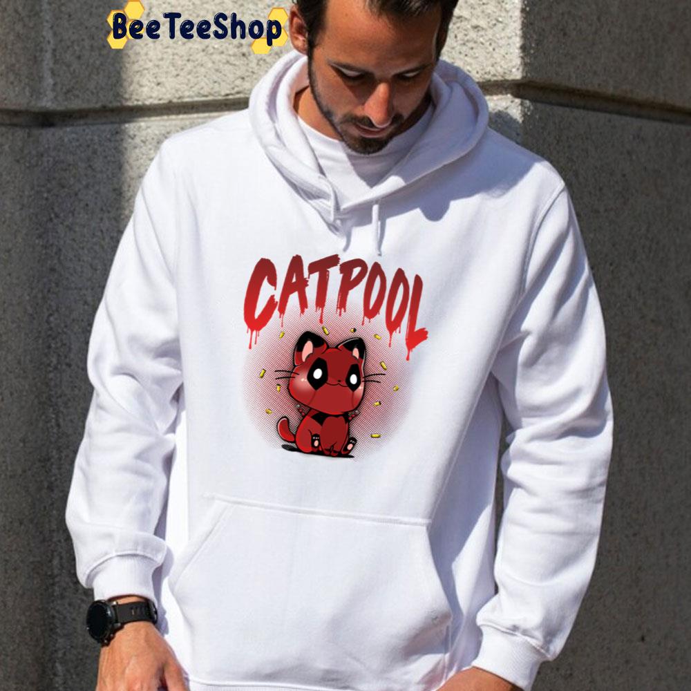 Catpool Funny Deadpool Mix Cat Unisex T-Shirt Catpool Funny Deadpool Mix Cat Unisex T-Shirt