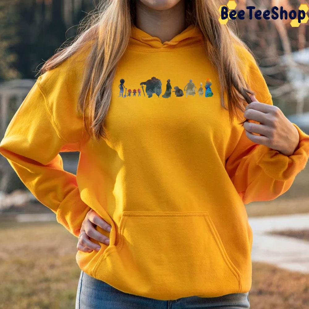 Characters Silhouette Brave Movie Unisex T-Shirt Characters Silhouette Brave Movie Unisex T-Shirt