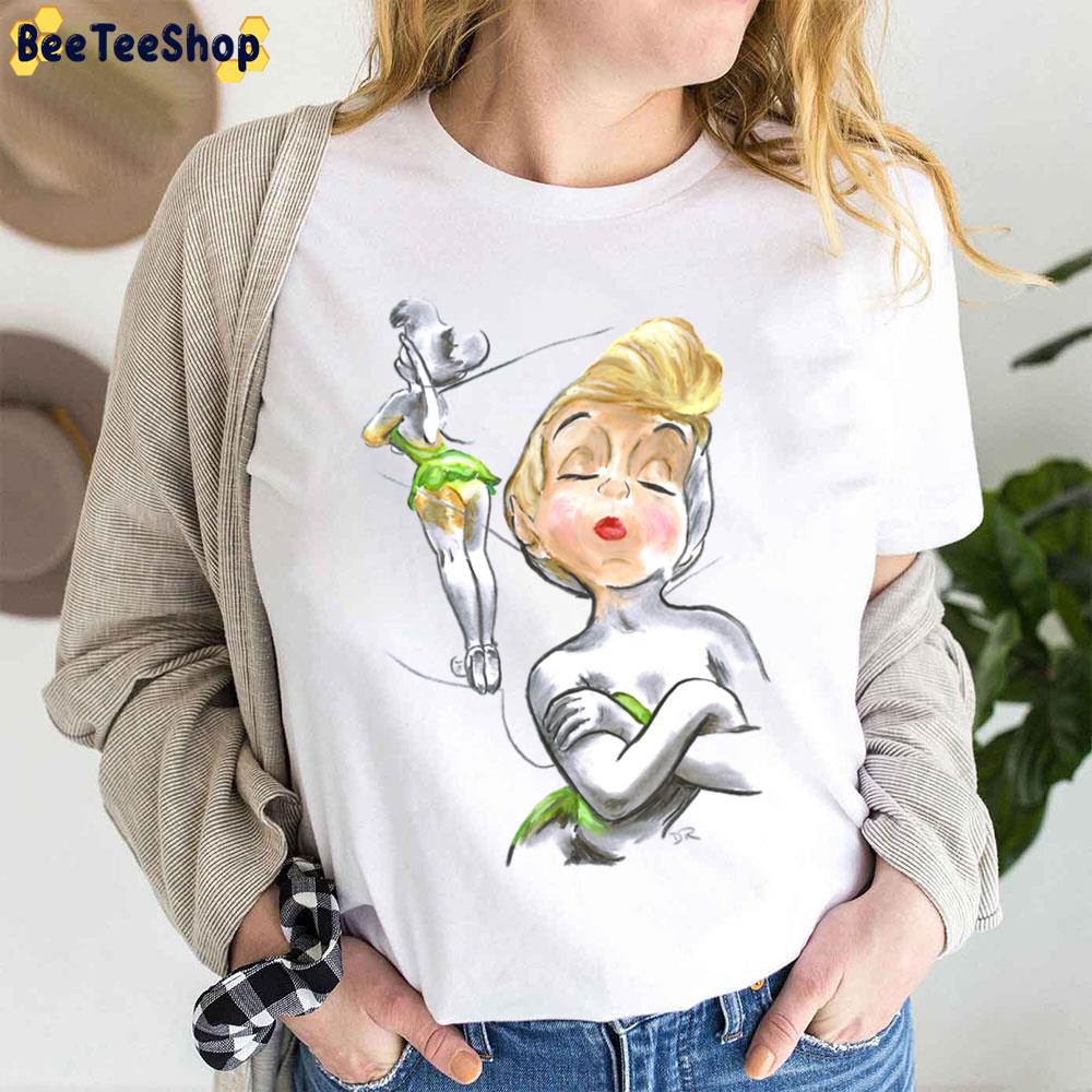 Charcoal And Oil Tinker Bell Tinker Bell Unisex T-Shirt Charcoal And Oil Tinker Bell Tinker Bell Unisex T-Shirt