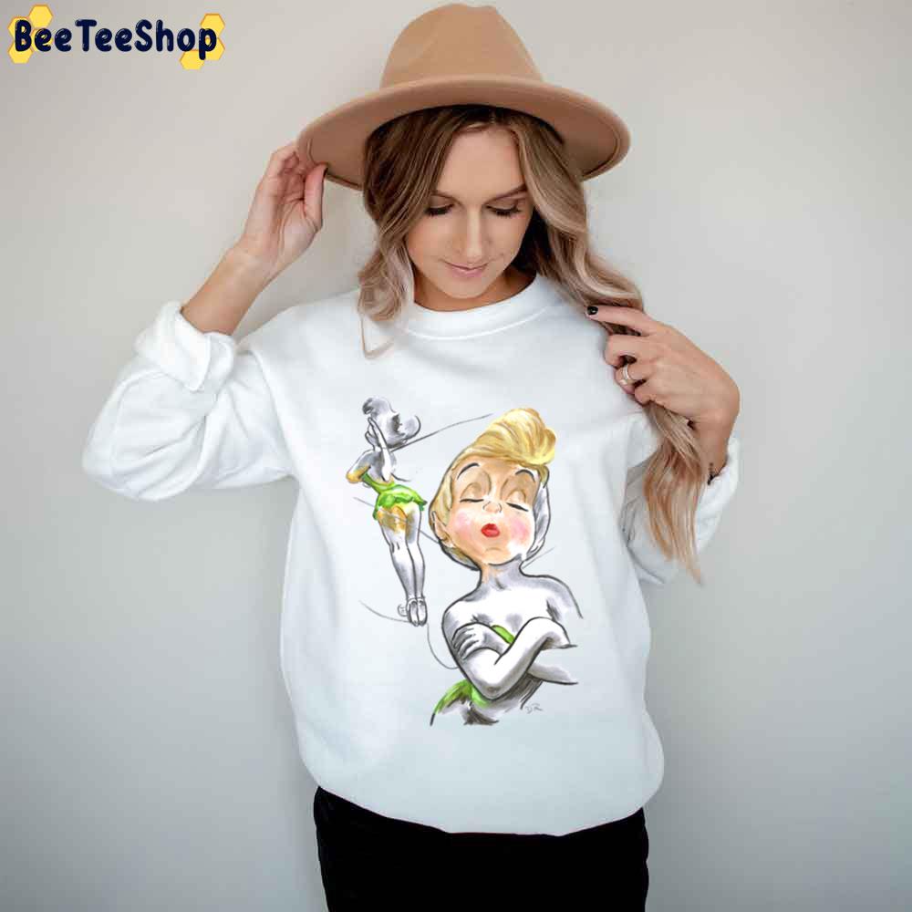 Charcoal And Oil Tinker Bell Tinker Bell Unisex T-Shirt Charcoal And Oil Tinker Bell Tinker Bell Unisex T-Shirt