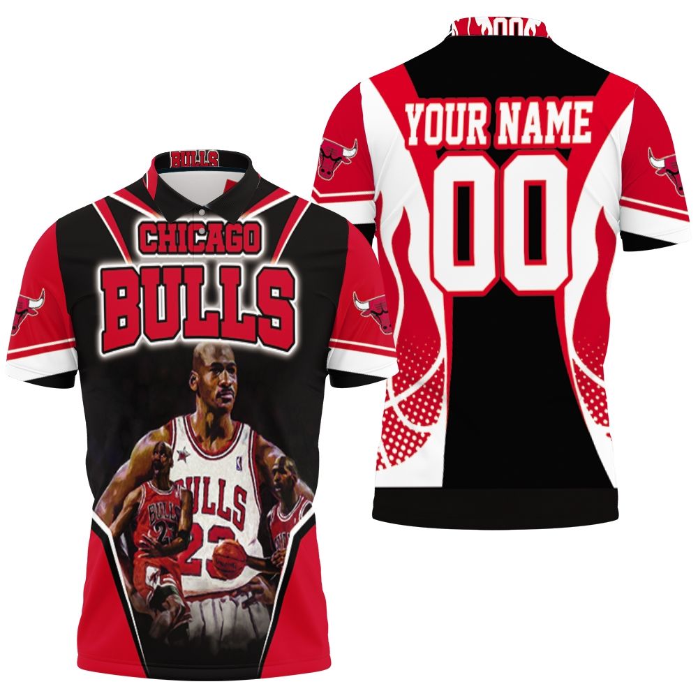 Chicago Bulls Michael Jordan Legendary Personalized Polo Shirt All Over Print Shirt 3d T-shirt Chicago Bulls Michael Jordan Legendary Personalized Polo Shirt All Over Print Shirt 3d T-shirt