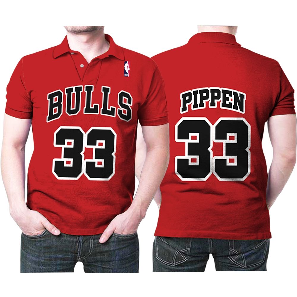 Chicago Bulls Scottie Pippen #33 Nba Great Player Throwback Red Jersey Style Gift For Bulls Fans Polo Shirt All Over Print Shirt 3d T-shirt Chicago Bulls Scottie Pippen #33 Nba Great Player Throwback Red Jersey Style Gift For Bulls Fans Polo Shirt All Over Print Shirt 3d T-shirt