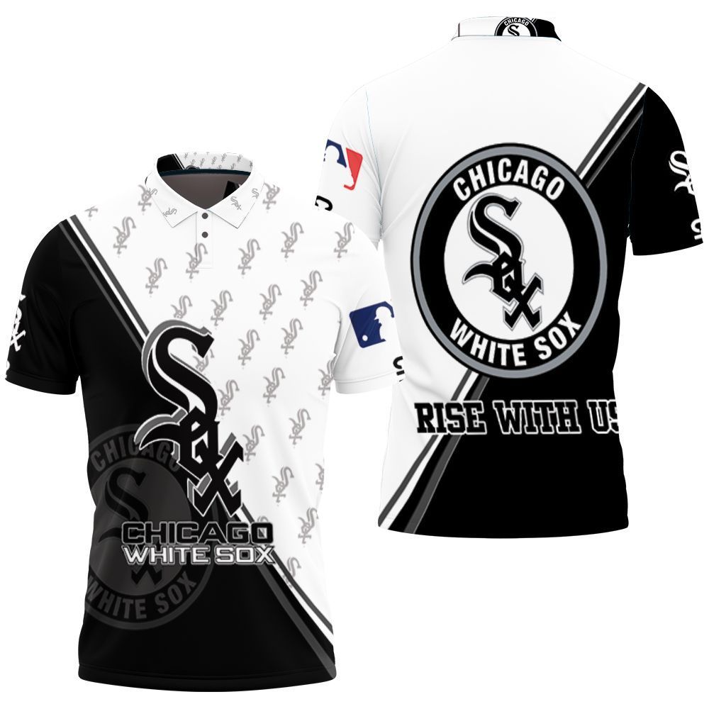 Chicago White Sox Black And White For Fan 3d Polo Shirt Jersey All Over Print Shirt 3d T-shirt Chicago White Sox Black And White For Fan 3d Polo Shirt Jersey All Over Print Shirt 3d T-shirt