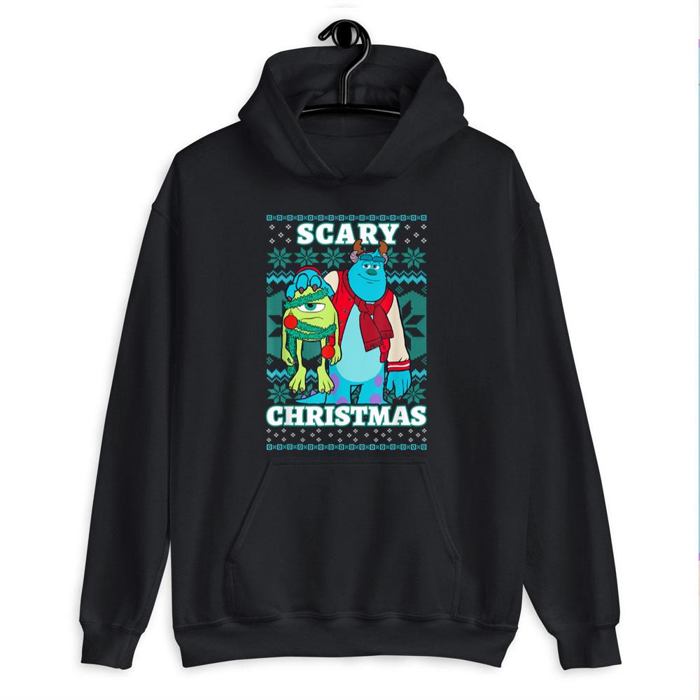 Christmas Scary Ugly Pattern Monsters Inc Unisex T-Shirt Christmas Scary Ugly Pattern Monsters Inc Unisex T-Shirt