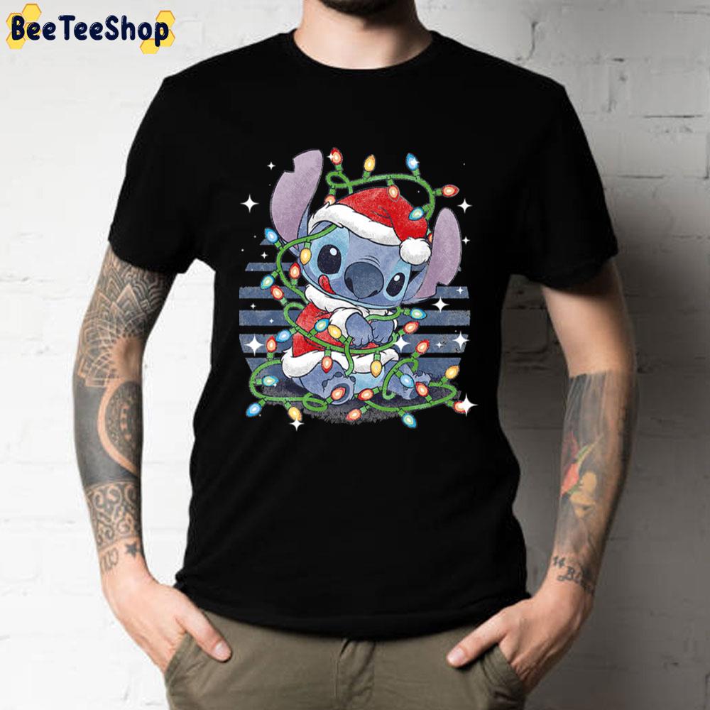 Christmas Stitch Christmas Lights Unisex T-Shirt Christmas Stitch Christmas Lights Unisex T-Shirt