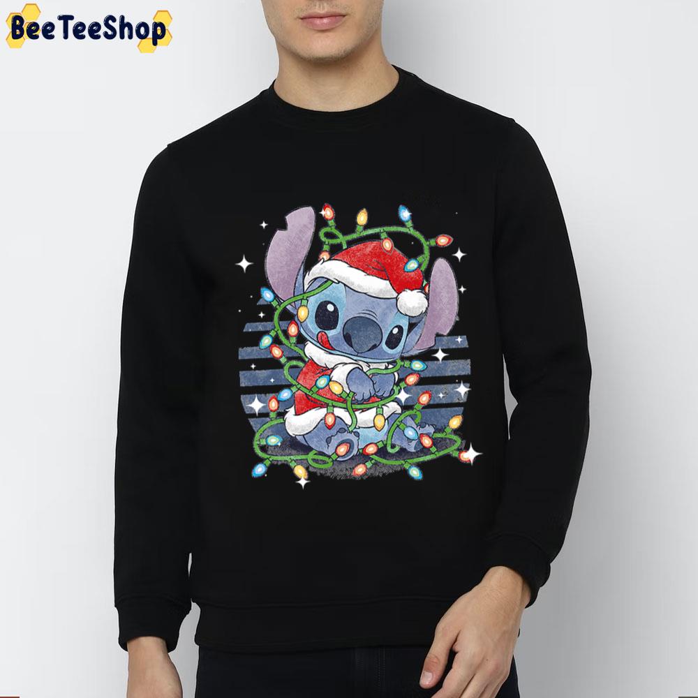 Christmas Stitch Christmas Lights Unisex T-Shirt Christmas Stitch Christmas Lights Unisex T-Shirt