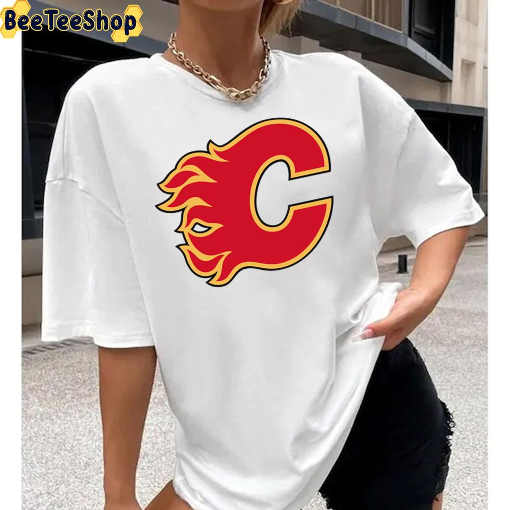 Classic Logo Calgary Flames Hockey Unisex T-Shirt Classic Logo Calgary Flames Hockey Unisex T-Shirt
