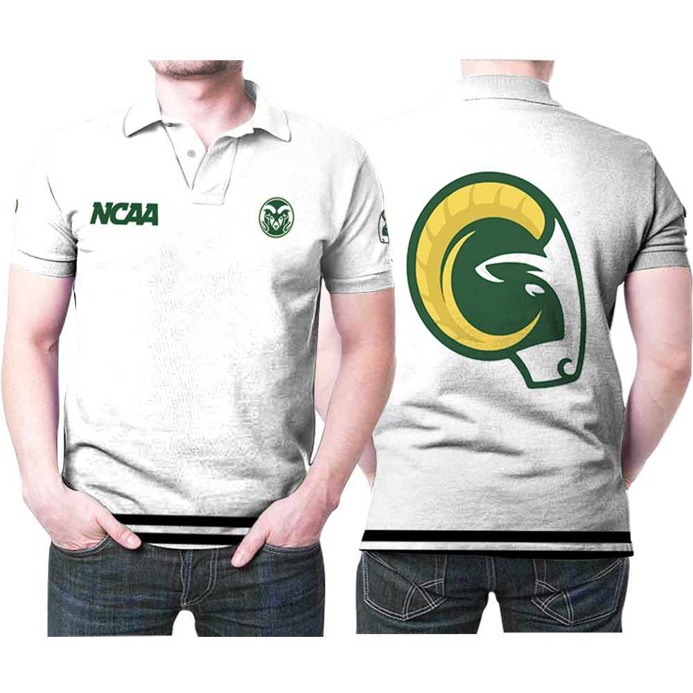 Colorado State Rams Ncaa Classic White With Mascot Logo Gift For Colorado State Rams Fans Polo Shirt All Over Print Shirt 3d T-shirt Colorado State Rams Ncaa Classic White With Mascot Logo Gift For Colorado State Rams Fans Polo Shirt All Over Print Shirt 3d T-shirt