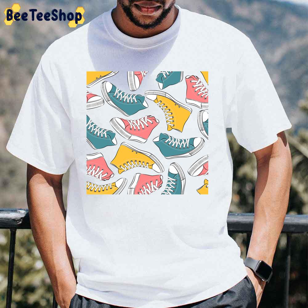 Colorfull Converse Shoes Unisex T-Shirt Colorfull Converse Shoes Unisex T-Shirt