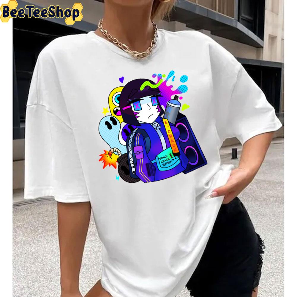 Copic Marker Doodle Voice Crack Unisex T-Shirt Copic Marker Doodle Voice Crack Unisex T-Shirt