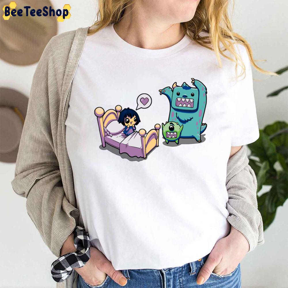 Cute Art Boo Mike And James Monsters Inc Unisex T-Shirt Cute Art Boo Mike And James Monsters Inc Unisex T-Shirt