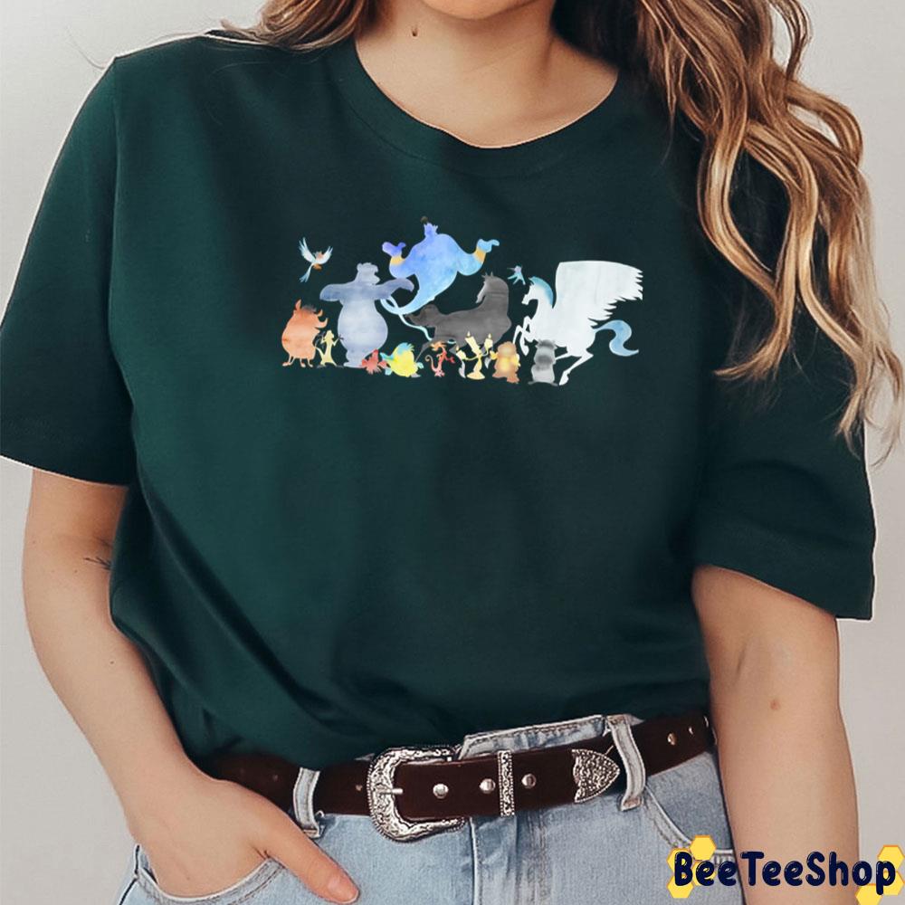 Cute Characters Disney World Unisex T-Shirt Cute Characters Disney World Unisex T-Shirt